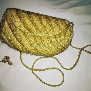 Golden Yellow classy gal clutch.